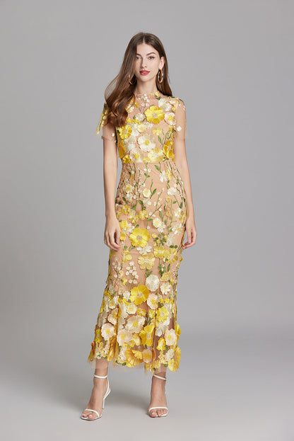 Lightweight Floral Ladies Summer Dress