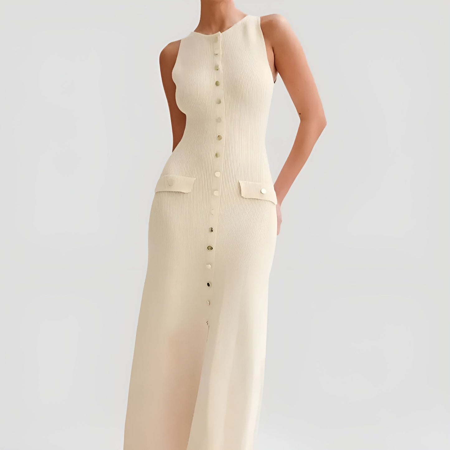 Floral Fit A-line Winter Dress