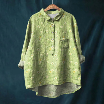 Floral Pattern Women's Blouse