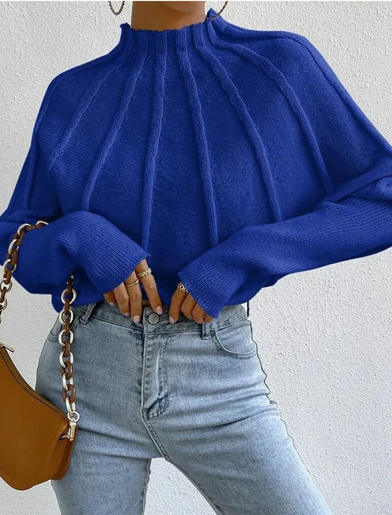 Bright Colorful Crew Sweater