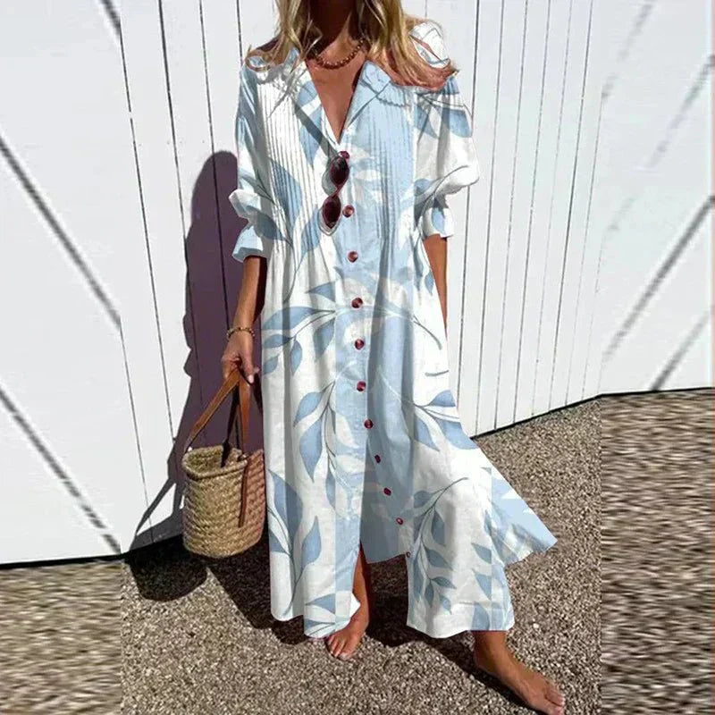 Colorful Summer Beach Maxi Dress