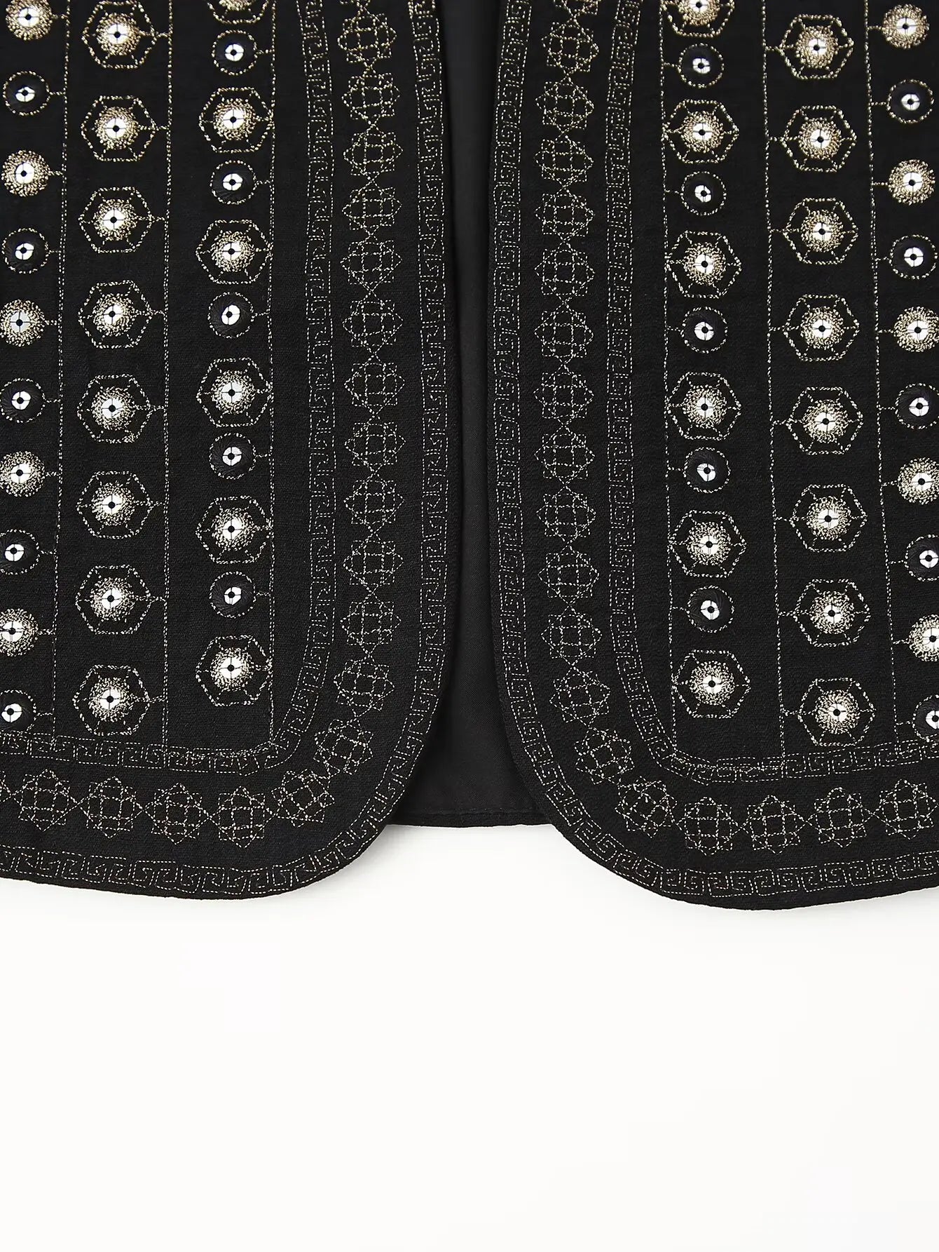Glittery Embellished Bohemian Waistcoat