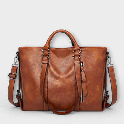 Large Faux Leather Tote Bag for Daily Use - Nocini