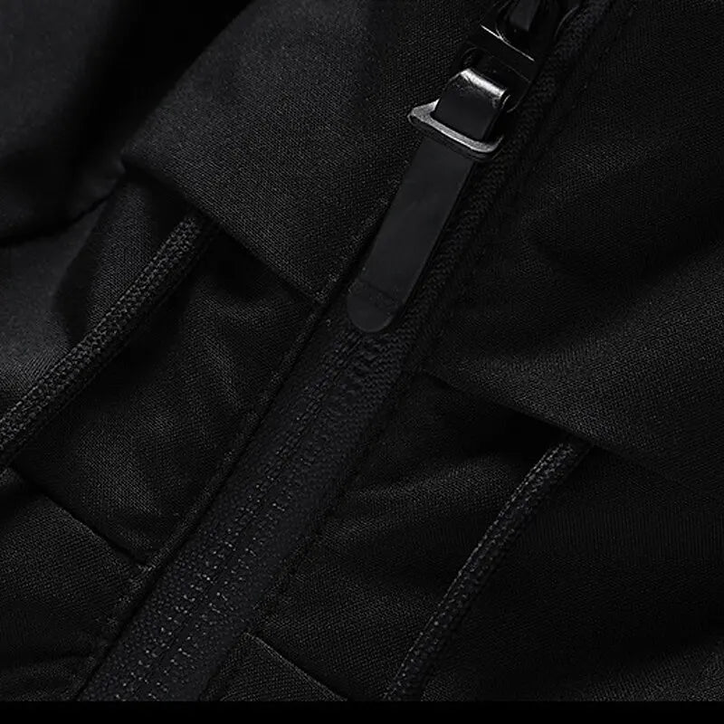 Warm Men's Puffer Hooded Winter Coat