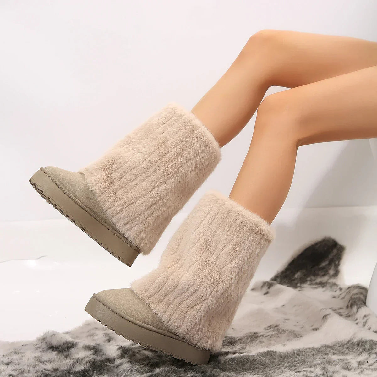 Luxurious Sheepskin Winter Boots
