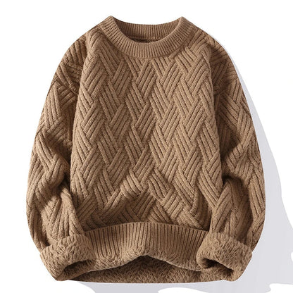 Casual Fit Geometric Sweater - Nocini