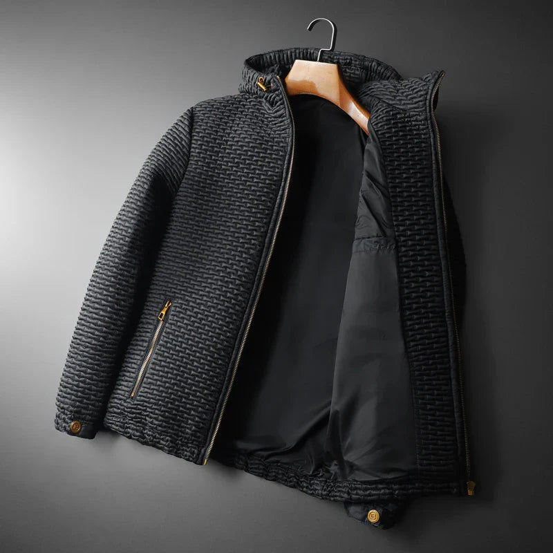Dark Padded Quilted Jacket