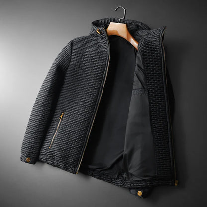 Dark Padded Quilted Jacket