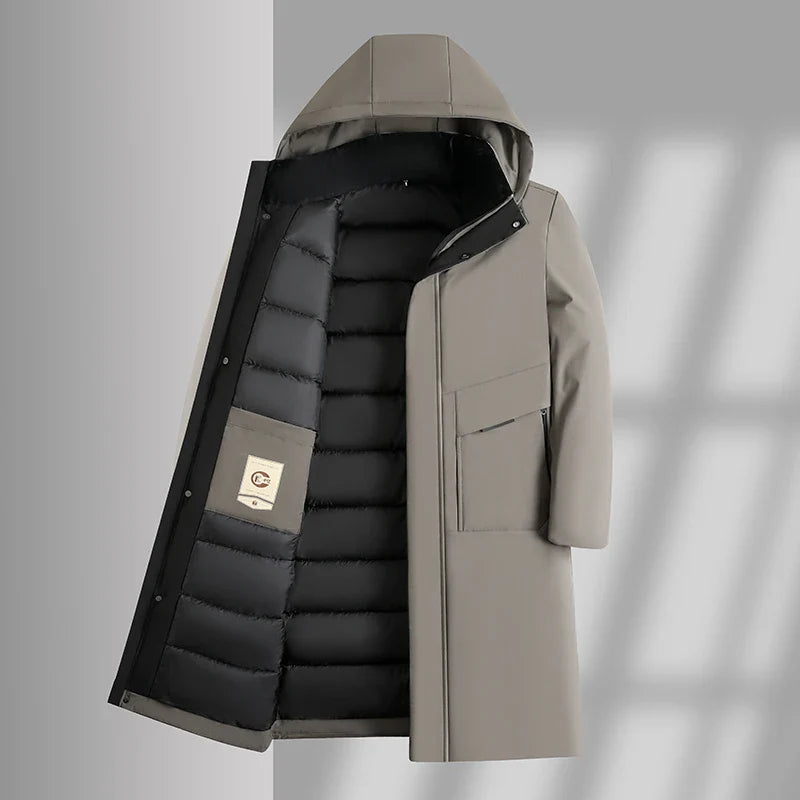 Warm Waterproof Winter Trench Coat