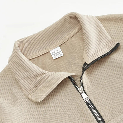 Cozy Cable Knit Crew Neck Pullover Sweater