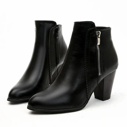 Classic High Heel Ankle Boots