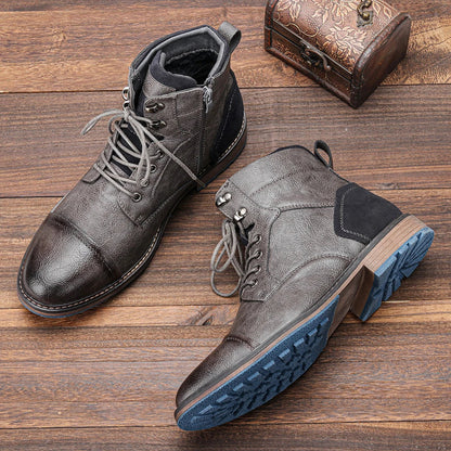 Classic Leather Cap Toe Boot