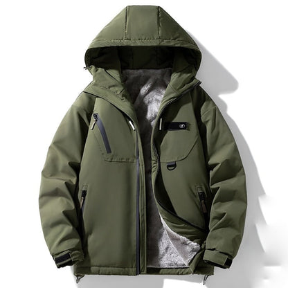 Casual Fit Hooded Winter Coat