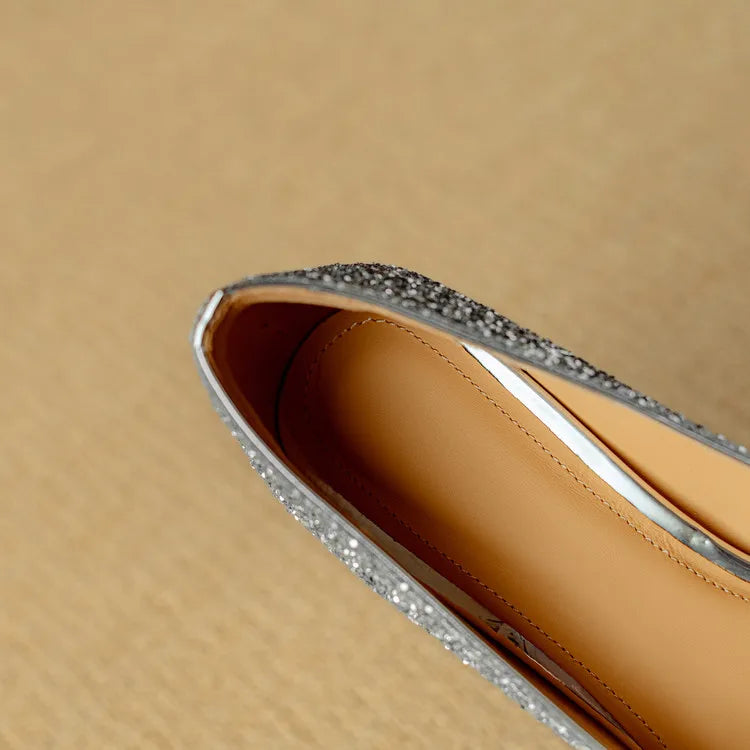 Sparkly High Heels for Evening Wear