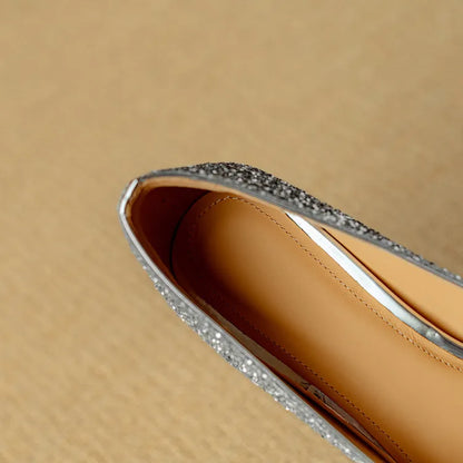 Sparkly High Heels for Evening Wear