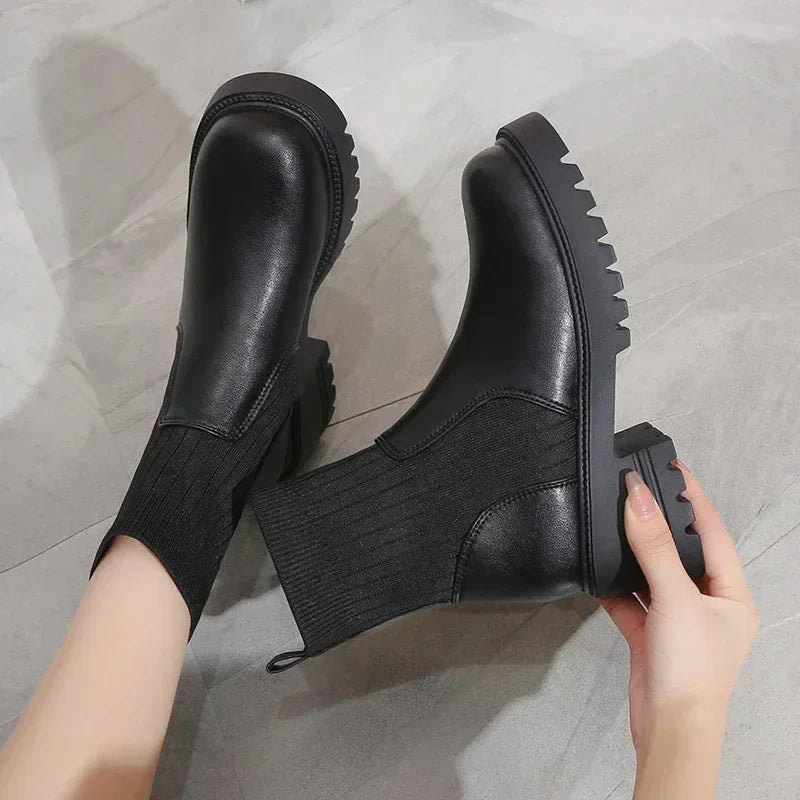 Elegant High Heel Ankle Boot