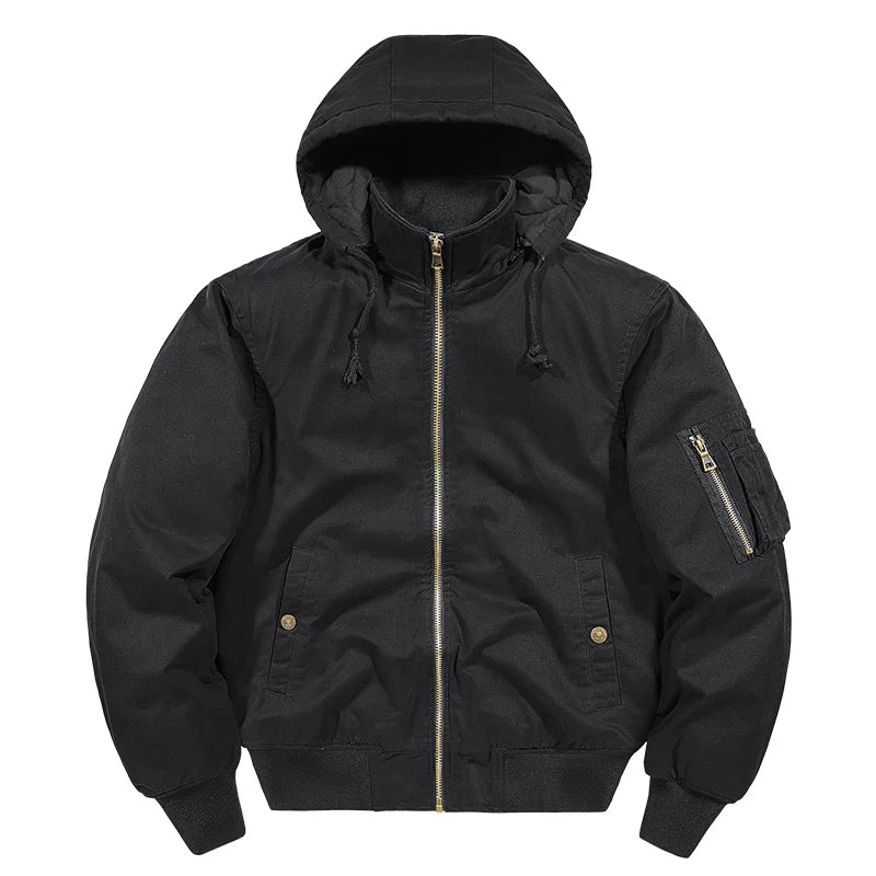 Practical Insulated Cotton Parka Jacket