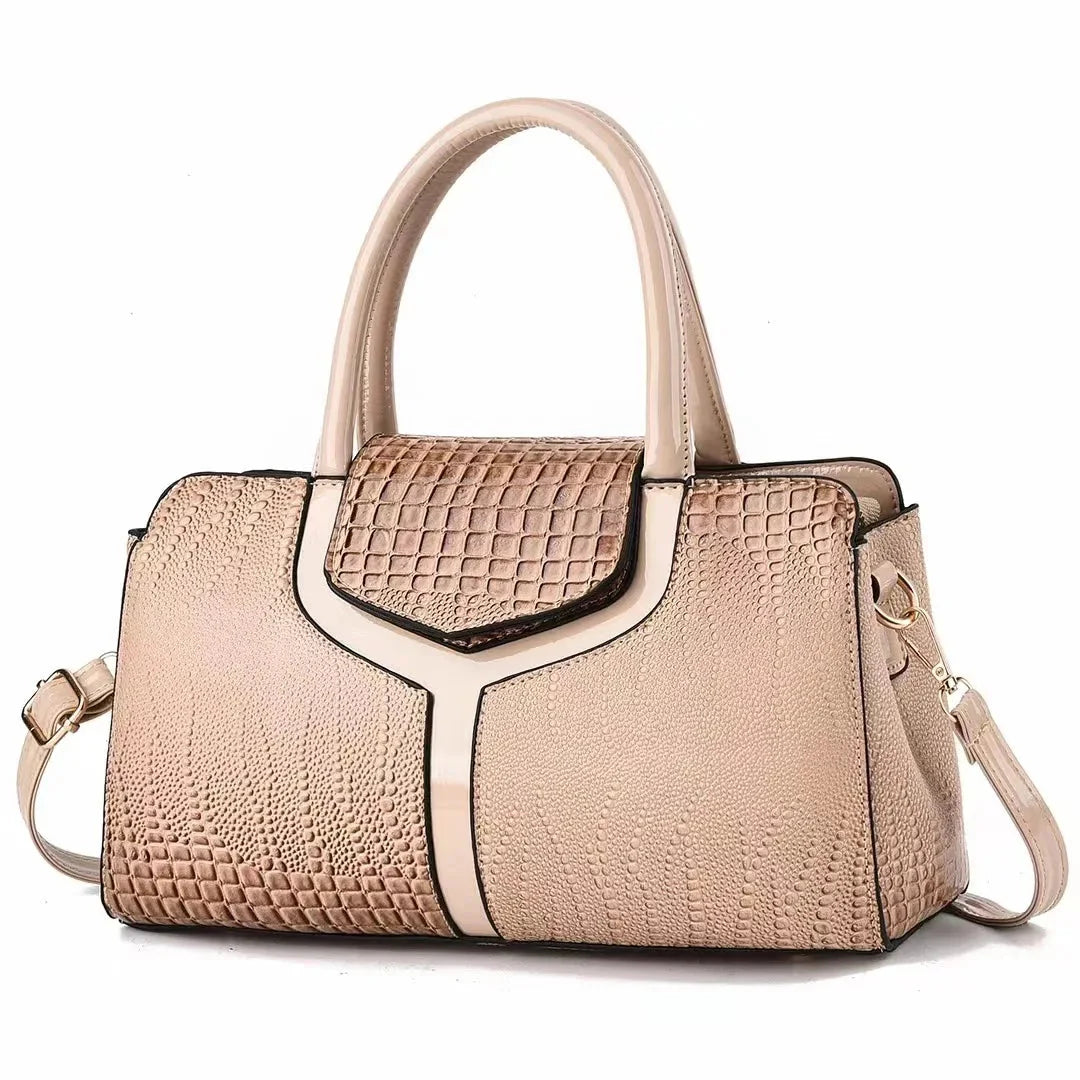 Classic Leather Tote Bag for Women