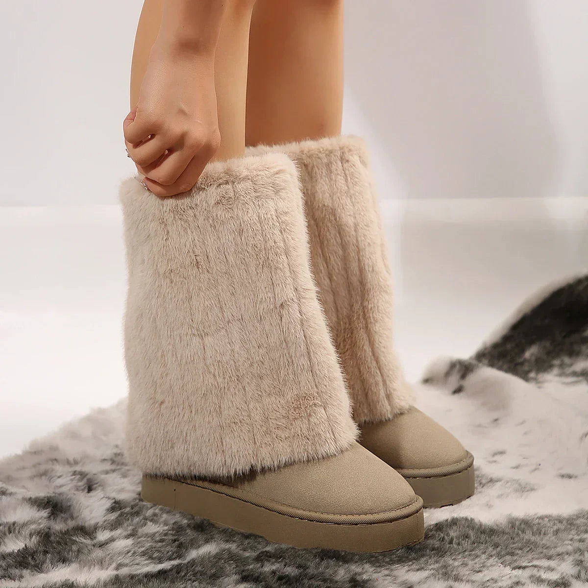 Luxurious Sheepskin Winter Boots