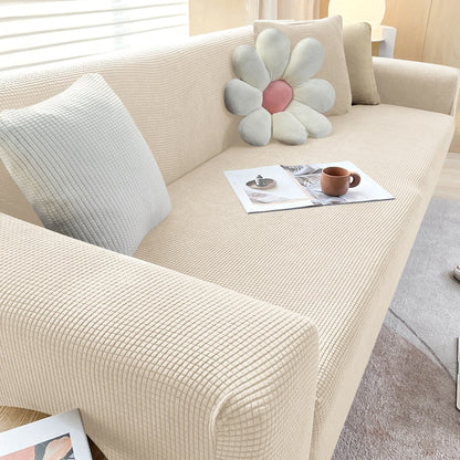 Fitted Elastic Couch Slipcover Anti-Slip Furniture Protector