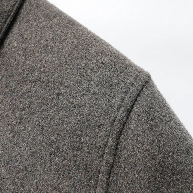 Classic Textured Wool Coat