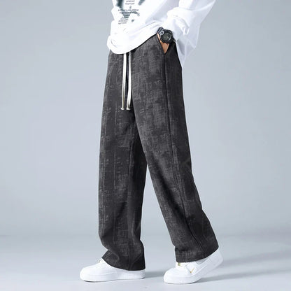 Navy Blue Fleece Jogger Pants