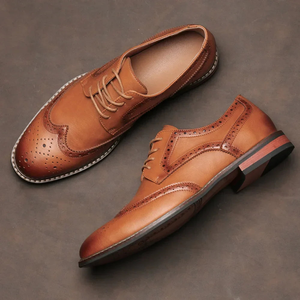 Classic Leather Lace Up Shoes