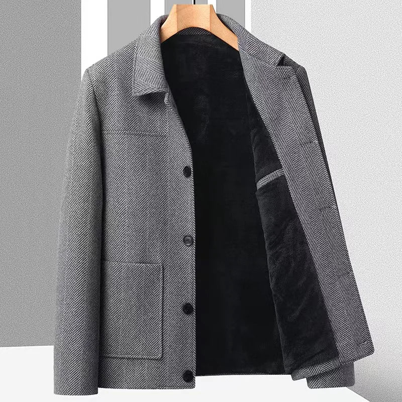 Classic Checked Short Trench Coat