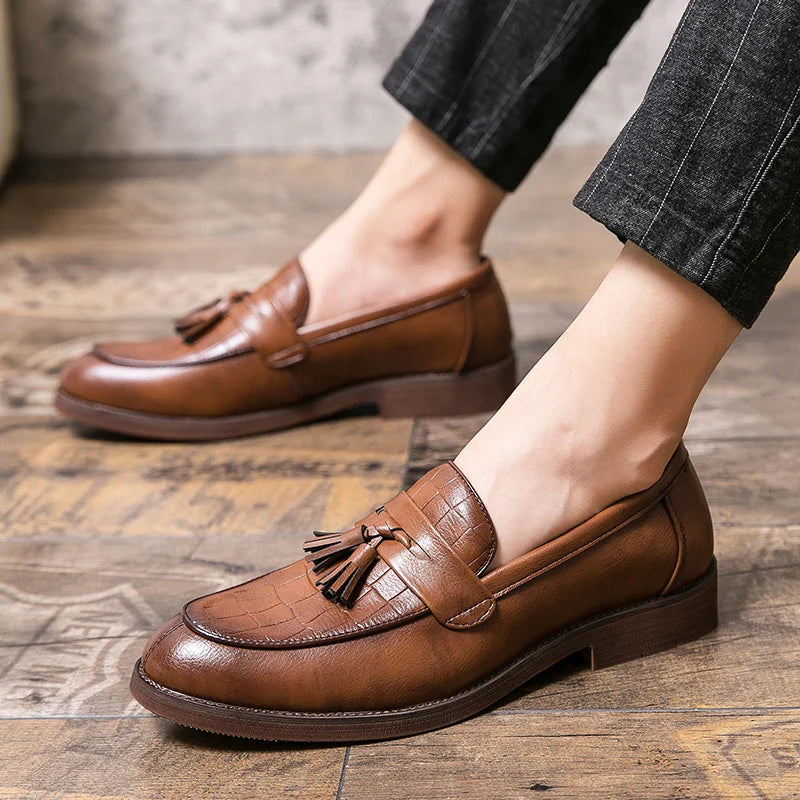 Luxury Slip On Dress Shoes