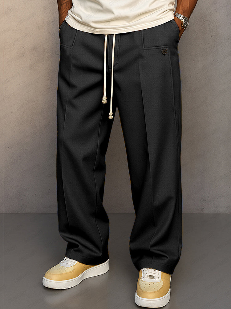 Men's Classic Fit Drawstring Trousers