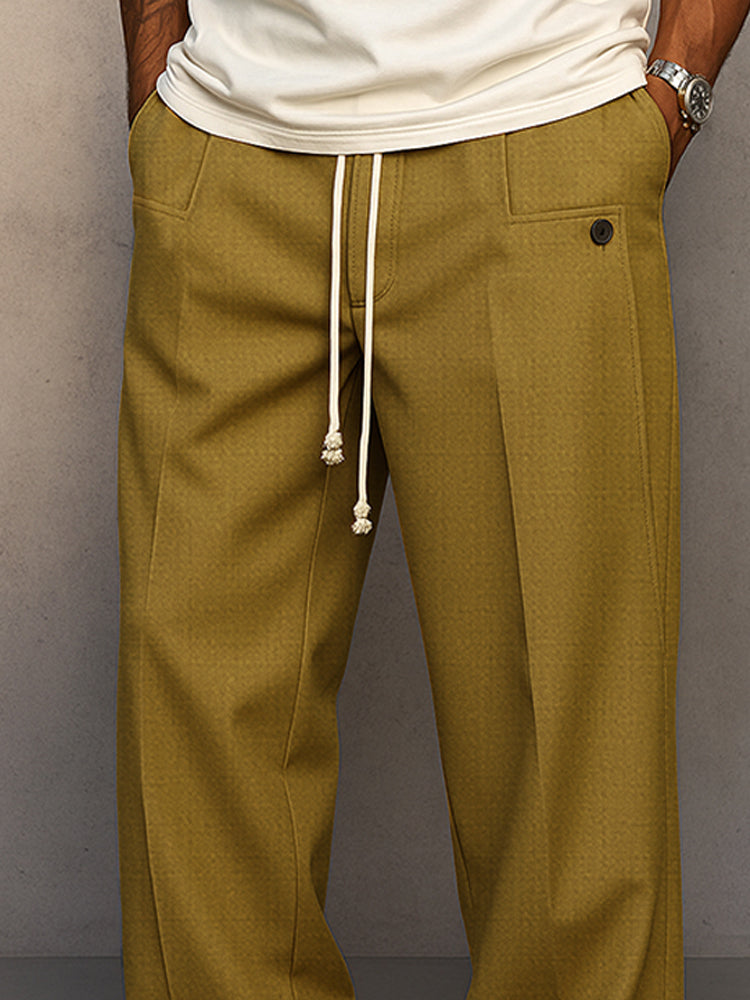 Men's Classic Fit Drawstring Trousers