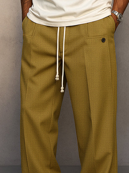 Men's Classic Fit Drawstring Trousers