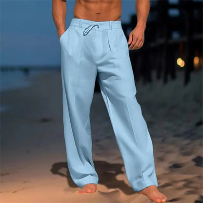 Men's Lightweight Casual Linen Pants