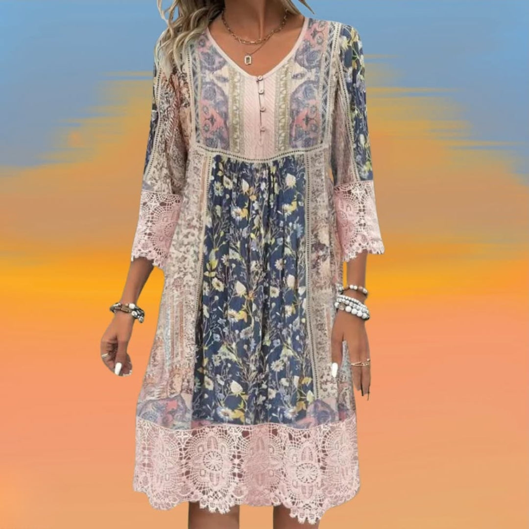 Naya | Elegant Floral Maxi Dress for Women