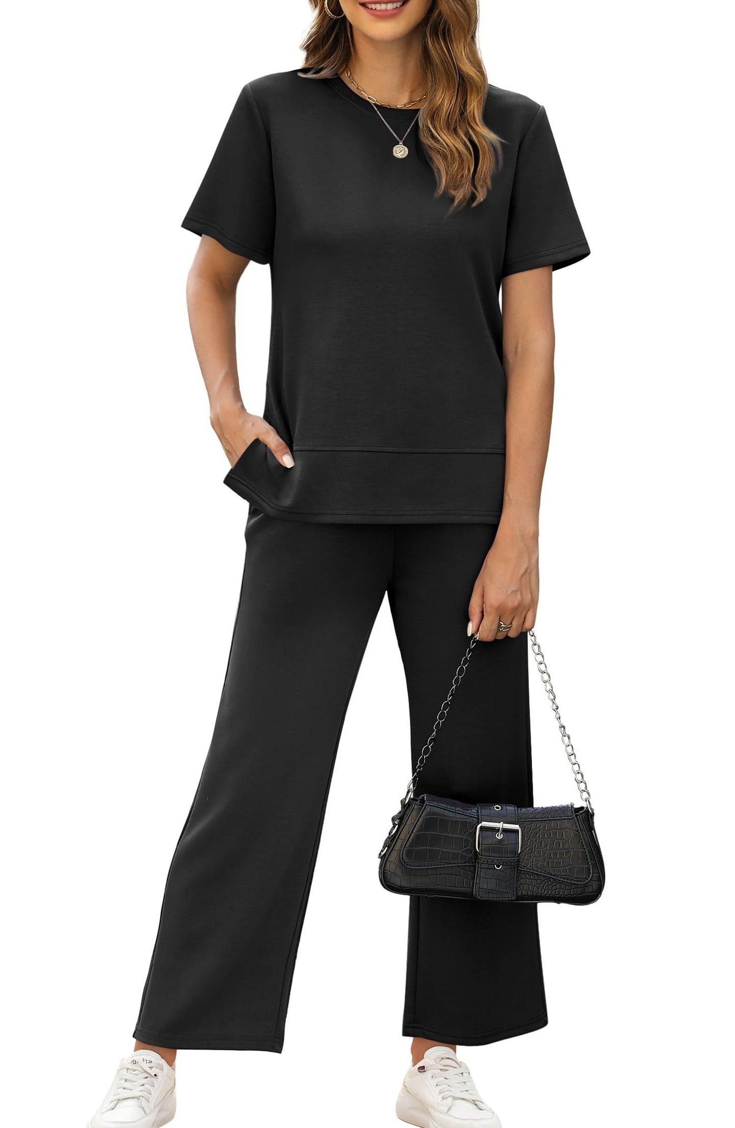 Soft Cozy Knit Loungewear Set for Daily Wear