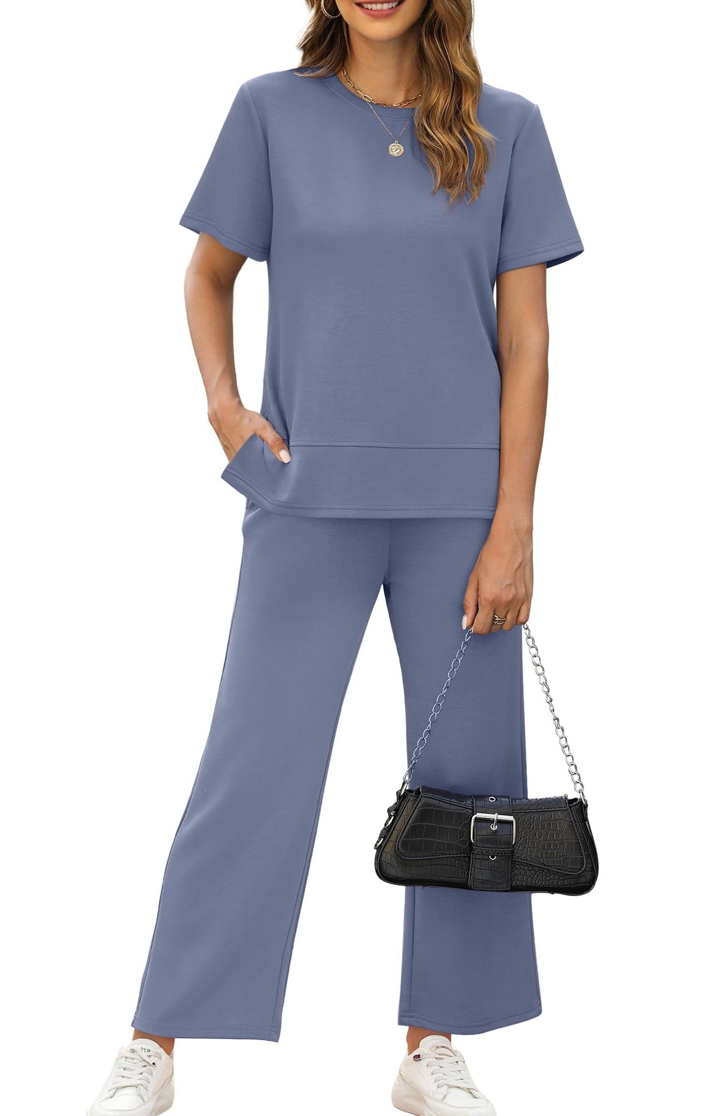 Soft Cozy Knit Loungewear Set for Daily Wear