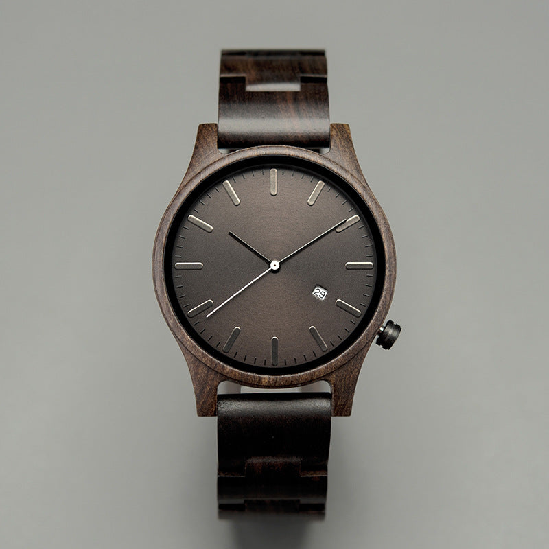Classic Wooden Quartz Watch
