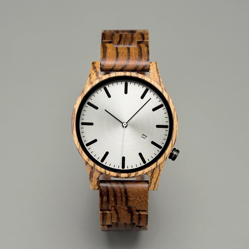 Classic Wooden Quartz Watch