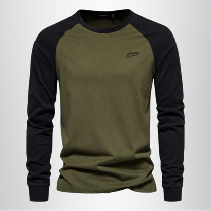 Casual Long Sleeve T-Shirt for Men | Classic
