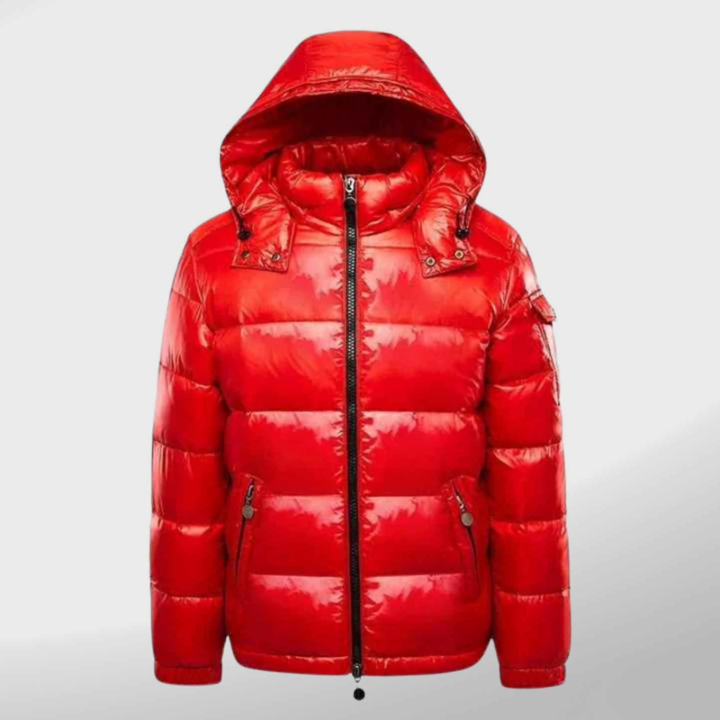 Warm Quilted Puffer Coat with Zip Pockets