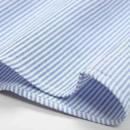 Classic Casual Stripe Button Shirt