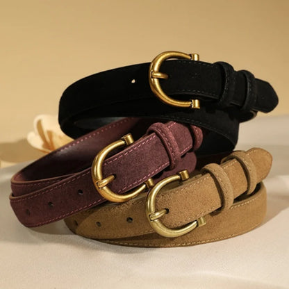 Flexible Waist Belt | Gold Tone Ladies Belt - Nocini