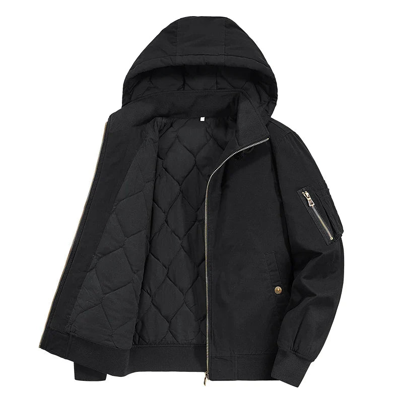 Practical Insulated Cotton Parka Jacket