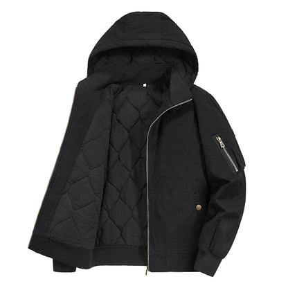 Practical Insulated Cotton Parka Jacket