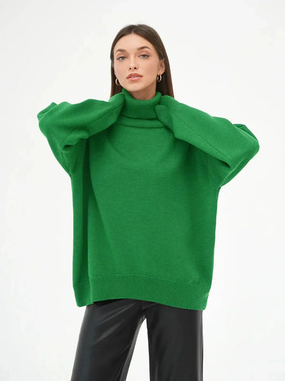Soft Crew Neck Knit Sweater for Women