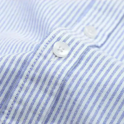 Classic Casual Stripe Button Shirt