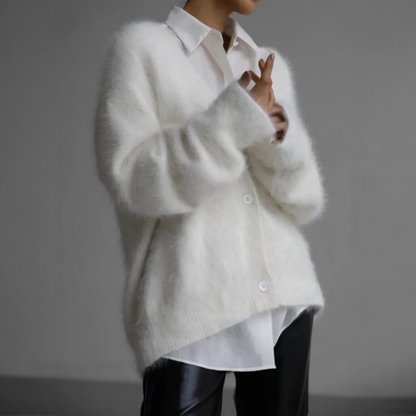 Cozy Women's Long Sleeve Open Front Cardigan