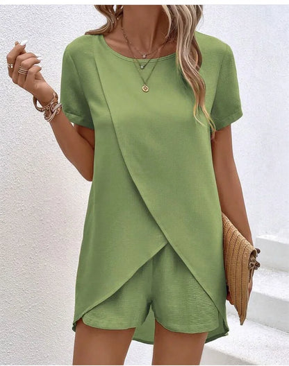 Elegant Soft Cotton Twin Set for Women - Nocini