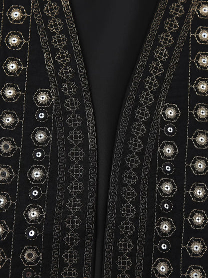 Glittery Embellished Bohemian Waistcoat