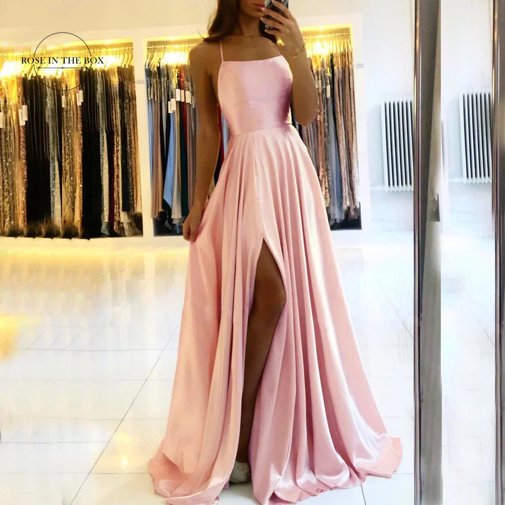 Elegant Pink Bridal Party Dress - Nocini